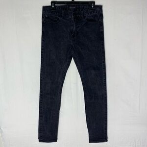 Pacsun Washed Black Stacked Skinny Jeans 30 Minimalist Contemporary Retro